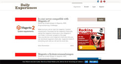 Desktop Screenshot of daily-experiences.com